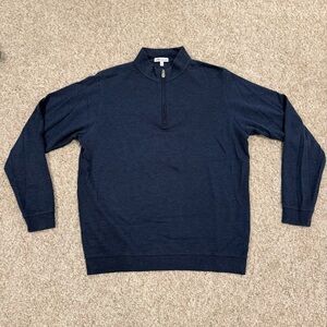 Peter Millar Navy Blue 1/4 Zip